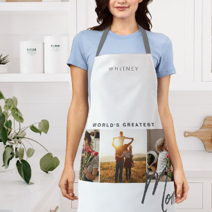 Professionele Witte Foto Keuken Schort