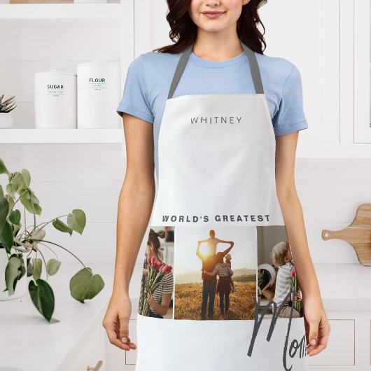 Professionele Witte Foto Keuken Schort