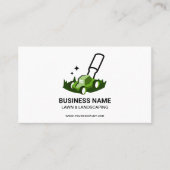 Professionele witte groene verzorging van gazons e visitekaartje (Voorkant)