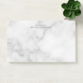 Professionele witte marmer post-it® notes (Kantoor)
