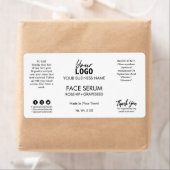 Professionele witte-olielabels etiket (Insitu)