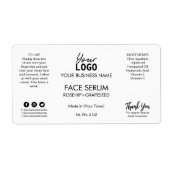 Professionele witte-olielabels etiket (Voorkant)