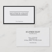 Professionele witte Visitekaartjes (Voorkant / Achterkant)