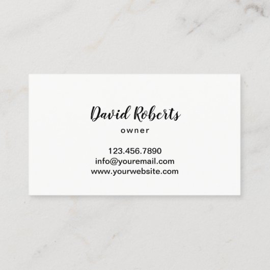 Professionele woon- en landschapszorg visitekaartje (Achterkant)