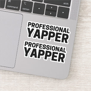 Professionele Yapper Sticker