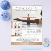  professionele Yoga-klassevliegers Flyer (Enkel)