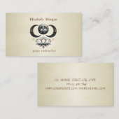 Professionele Yoga Lotus Maan Visitekaartje (Voorkant / Achterkant)