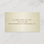 Professionele Yoga Lotus Maan Visitekaartje (Achterkant)