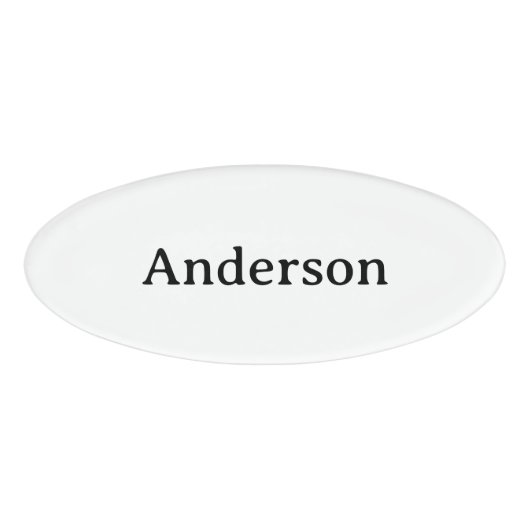 Professionele zakelijke 3" x 1,125" naambadge (Voorkant)