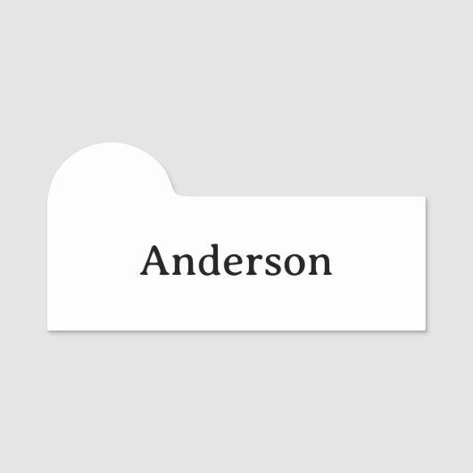 Professionele Zakelijke 3" X 1.5" Vorm Badge (Voorkant)