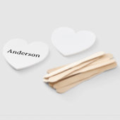 Professionele Zakelijke 6" x 6" Hart Handwaaier (Niet-gemonteerd)