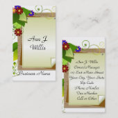 Professionele zakelijke beroepen in de klas visitekaartje (Voorkant / Achterkant)