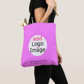 Professionele Zakelijke Chique Fuchsia Roze Tote Bag (Dichtbij)