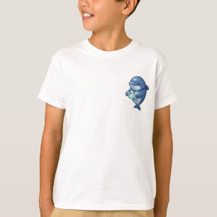 Professionele Zakelijke Dolfijn Tablet Blauw Kinde T-shirt