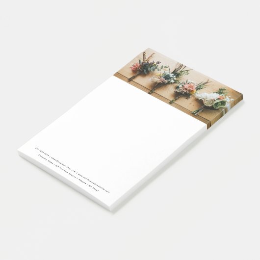 Professionele zakelijke foto aangepaste tekst post-it® notes (Schuin)