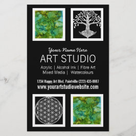 Professionele zakelijke handleiding flyer