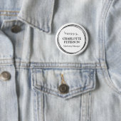 Professionele Zakelijke Kantoor Werk Naamlabel Ronde Button 5,7 Cm (In situ)