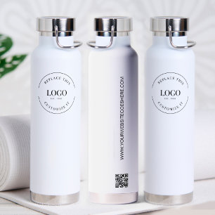 Professionele zakelijke logo Aangepaste QR-website Waterfles