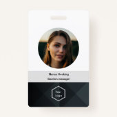 Professionele zakelijke logo badge (Voorkant)