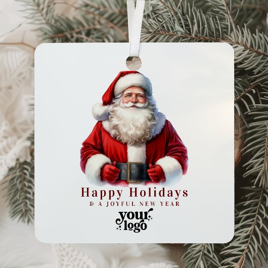 Professionele Zakelijke Logo Client Gift Kerstmis Metalen Ornament