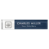 Professionele zakelijke logo Desk Nameplate Naambordje (Voorkant)