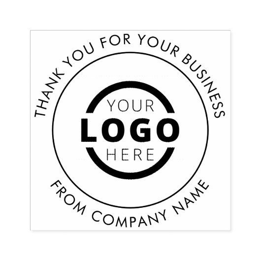 Professionele zakelijke Logo - Hartelijk dank Rubberstempel (Afrduk)