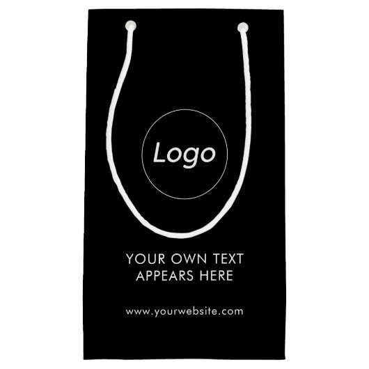 Professionele zakelijke Logo Klein Cadeauzakje (Voorkant)