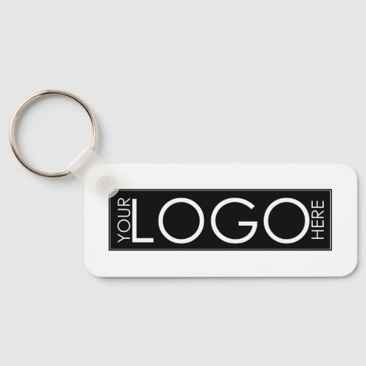 Professionele Zakelijke Logo Merk Promo Gifts Wit Sleutelhanger (Achterkant)