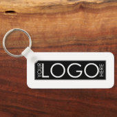 Professionele Zakelijke Logo Merk Promo Gifts Wit Sleutelhanger (Achterkant)