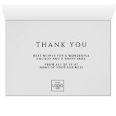 Professionele Zakelijke Logo Minimalistische Kerst (Binnen Horizontaal (Onder))