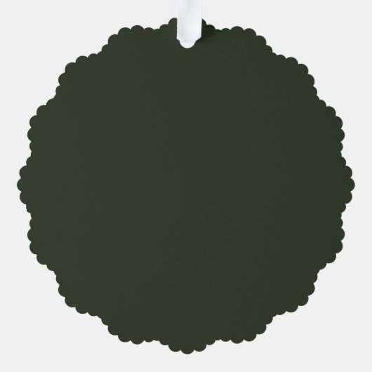 Professionele Zakelijke Logo Minimalistische Kerst Ornament Kaart (Achterkant)