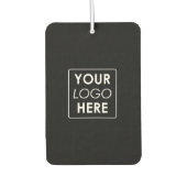 Professionele Zakelijke Logo Modern Zakelijk Zwart Luchtverfrisser (Voorkant)