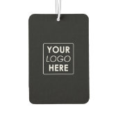 Professionele Zakelijke Logo Modern Zakelijk Zwart Luchtverfrisser (Achterkant)