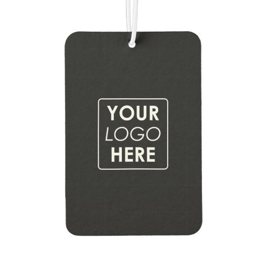 Professionele Zakelijke Logo Modern Zakelijk Zwart Luchtverfrisser (Achterkant)