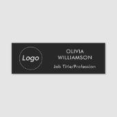 Professionele zakelijke Logo Naamplaatje (Voorkant)