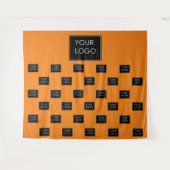 Professionele zakelijke Logo Oranje Fair Backdrop Wandkleed (Voorkant (horizontaal))