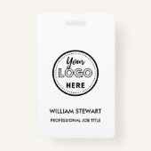 Professionele zakelijke logo Personeel Badge (Voorkant)