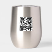 Professionele Zakelijke Logo Promo QR Code Modern (Achterkant)