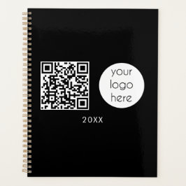 Professionele zakelijke Logo - QR-code en -tekst Planner