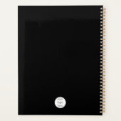 Professionele zakelijke Logo - QR-code en -tekst Planner (Achterkant)