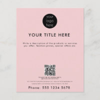 Professionele zakelijke Logo QR Code Promotie