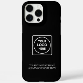Professionele zakelijke logo tekst iPhone hoes