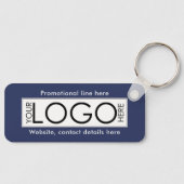 Professionele Zakelijke Logo Tekst Promo Gifts Bla Sleutelhanger (Voorkant)