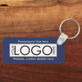 Professionele Zakelijke Logo Tekst Promo Gifts Bla Sleutelhanger (Voorkant)