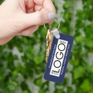 Professionele Zakelijke Logo Tekst Promo Gifts Bla Sleutelhanger