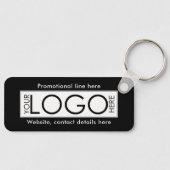 Professionele Zakelijke Logo Tekst Promo Gifts Zwa Sleutelhanger (Voorkant)