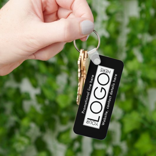 Professionele Zakelijke Logo Tekst Promo Gifts Zwa Sleutelhanger (Hand)