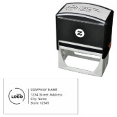 Professionele zakelijke Logo Zelfinktende Stempel (In situ)