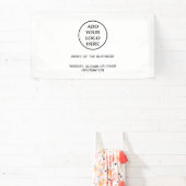 Professionele zakelijke onderneming Uw Logo Spandoek (Insitu)