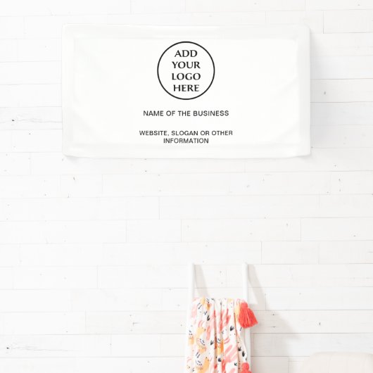 Professionele zakelijke onderneming Uw Logo Spandoek (Insitu)